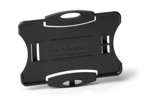 DURABLE Ausweishalter 10ST für 1 Karte schwarz 8988 01 ECO 57x87mm