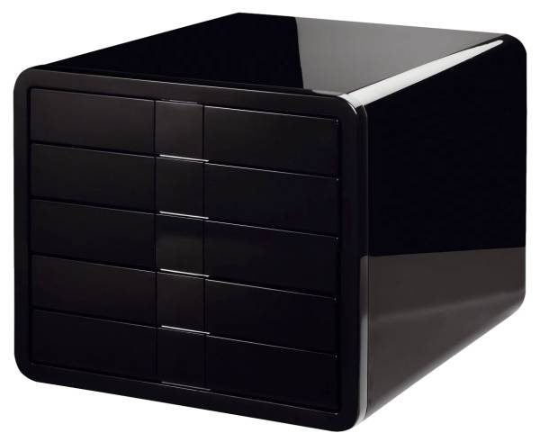 HAN Schubladenbox iBox schwarz 1551-13 5Schubladen