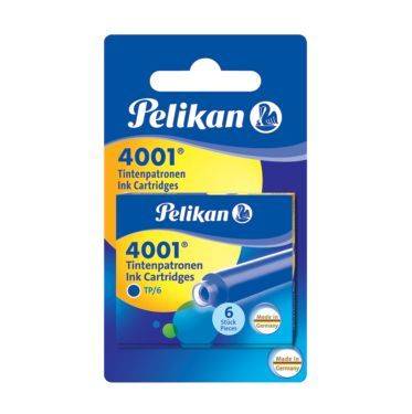 PELIKAN Tintenpatrone 4001 königsblau 330795 TP/6/2/B Bk2Sc