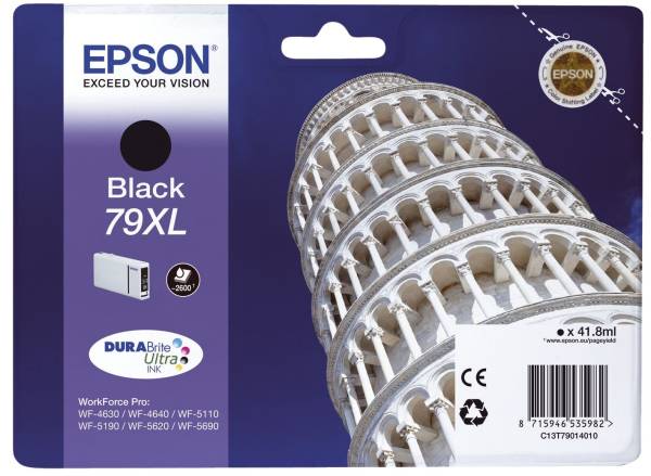 EPSON Inkjetpatrone Nr. 79XL schwarz C13T79014010