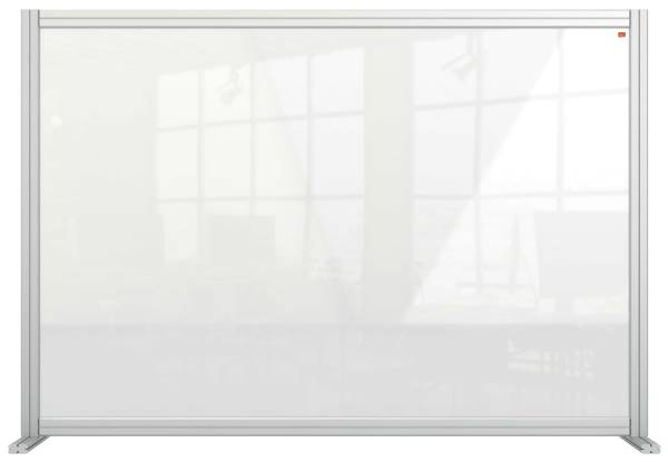 NOBO Trennwand 140x100cm Acrylglas klar 1915490 Premium Plus