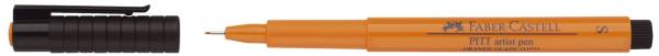 FABER CASTELL Tuschestift Pitt Pen l.orange 167013 Artist