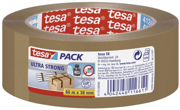 TESA Packband 38mmx66m braun 57175