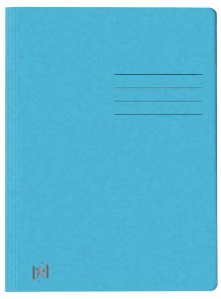 OXFORD Schnellhefter A4 Karton aqua 400116203 Top File+