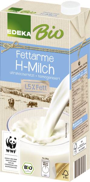 EDEKA H-Milch Bio 1,5% fettarm 10x1L BIO 541291001