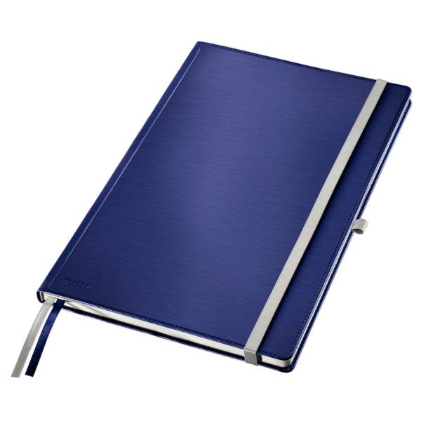 LEITZ Notizbuch Style A4 lin. HC titan blau 4475-00-69 80 Blatt Hardcover