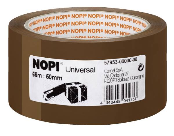 NOPI Packband 50mm 66m braun 57953-00000 PP Universal