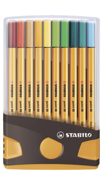 STABILO Feinliner 20ST Point88 antr./orange 8820-03-05 ColorParade
