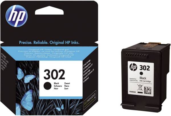 HP Inkjetpatrone Nr. 302 schwarz F6U66AE