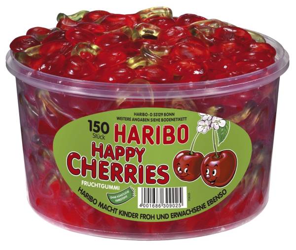 HARIBO Fruchtgummi Happy Cherries 139605006 150ST