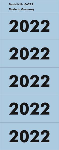 Inhaltsschildchen 2022 -Products 6222 100St