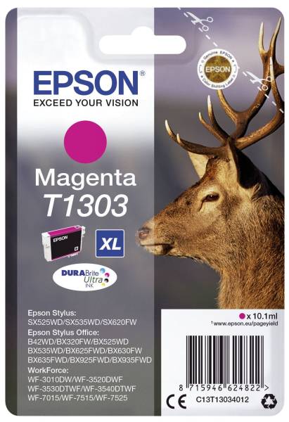 EPSON Inkjetpatrone T1303 magenta C13T13034012 10,1ml
