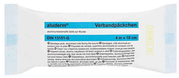 ALUDERM+SILBER Verbandpäckchen steril DIN13151 groß 1003373