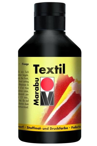 MARABU Textilfarbe schwarz 1716 13 073 250ml