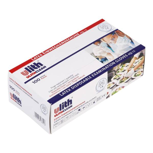 HASK Einmalhandschuhe Latex weiß Gr.L 248004210 247004310 100St