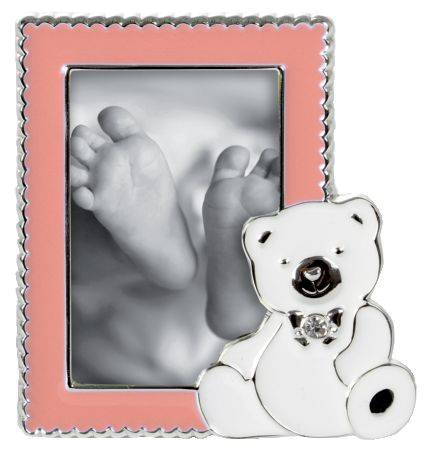 GOLDBUCH Bilderrahmen Baby Sweet Bear rosa 960310 f. 5x8cm