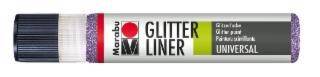 MARABU Glitter Liner 25ml lavendel 1803 09 507