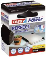 TESA Gewebeband 38mmx2,75m schwarz 56343-00034-04