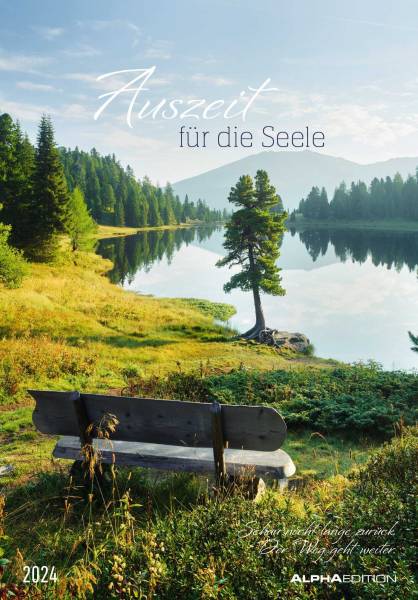 ALPHA Bildkalender Auszeit für die Seele 160495/104108 23,7x34cm