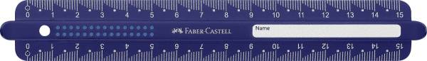 FABER CASTELL Lineal 15cm Dots sortiert 172115
