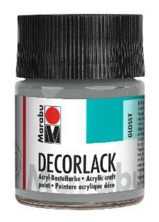 MARABU Decorlack Acryl metallic silber 1130 05 782 50ml