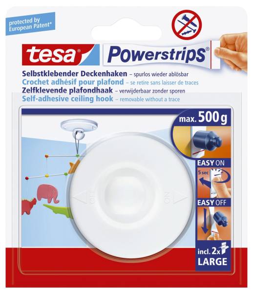 TESA Deckenhaken weiß 58029-00020-02