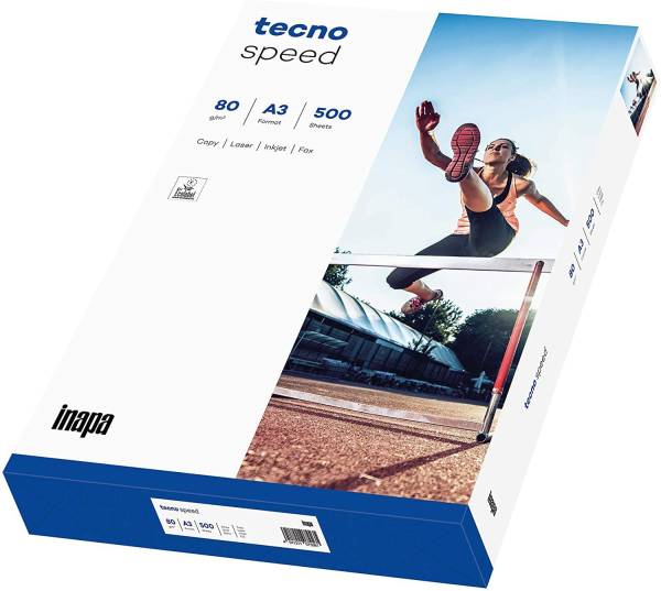 TECNO Kopierpapier A3 80g 500BL weiß 2100011524 Speed