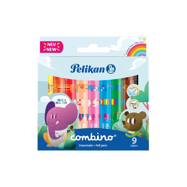 PELIKAN Faserschreiber 9ST Combino Super 400191299 814553 411/9