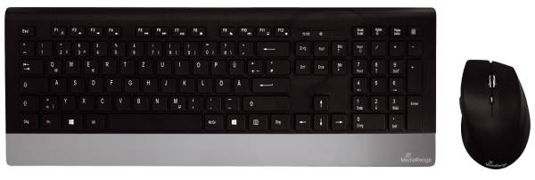 MEDIARANGE Tastatur +Mausset sw/silb MROS105