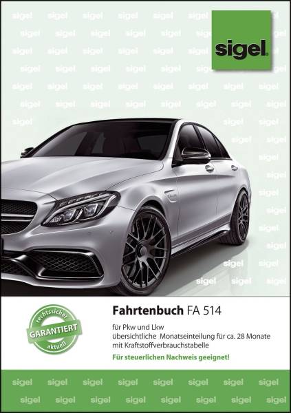 SIGEL Fahrtenbuch PKW + LKW FA514 A5h 32BL