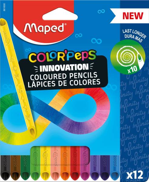 MAPED Farbstiftetui 12ST Color Peps Infinity M861600