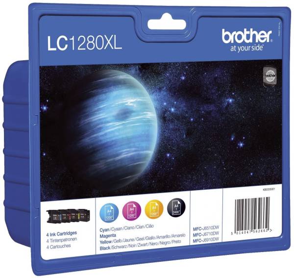 BROTHER Tinte LC1280XLVALBP / LC-1280XLVALBP XL BROI1280XV Multipack in Blister