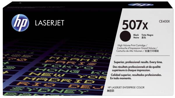 HP Lasertoner Nr. 507X schwarz CE400X