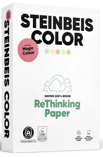 STEINBEIS Kopierpapier MagicColour 80g A4 500BL la K2201666080A