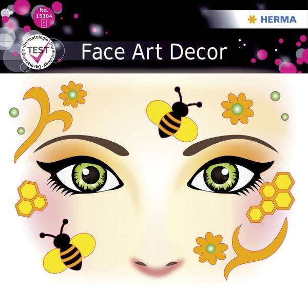 HERMA Sticker Face Art Honey Bee 15304