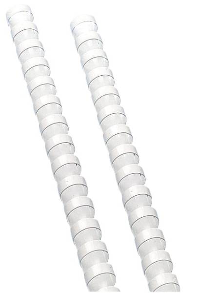 Q-CONNECT Spiralbinderücken 12mm 21R weiß KF24023 100ST