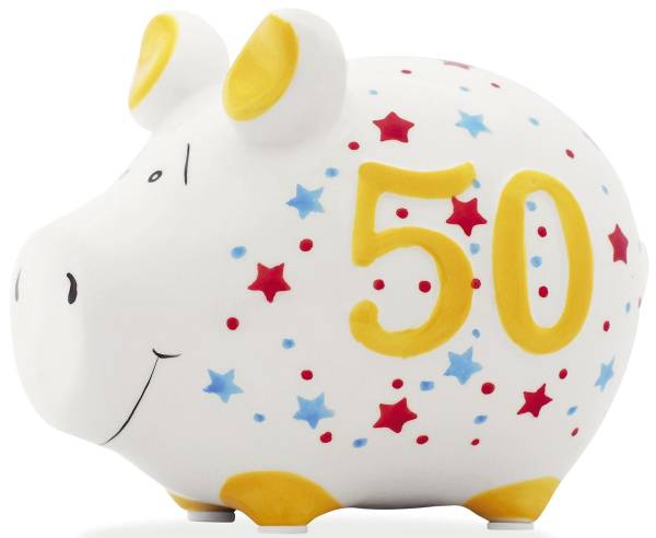 KCG Spardose Schwein klein 101639/10026856 Jahreszahl 50