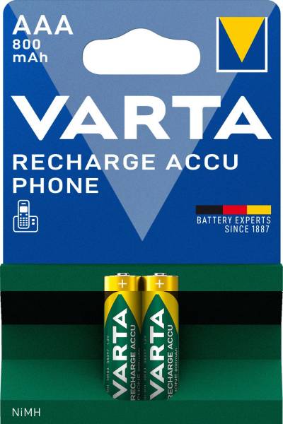 VARTA Batterie AAA Phone Power T398 58398101402 Bk2St