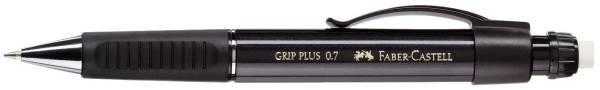 FABER CASTELL Feinminenstift Grip Plus 0,7mm 130733 metallic-schwarz