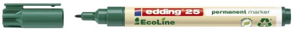 EDDING Permanentmarker e25 1mm grün 4-25004 EcoLine Rundspitze nachf.