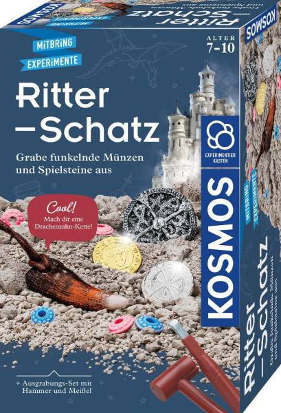 KOSMOS Mitbringspiel Ritter-Schatz 657994 Experiment
