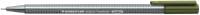 STAEDTLER Feinliner Triplus olivgrün 334-57 0,3mm