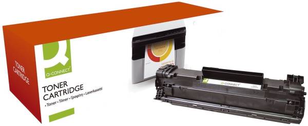 Q-CONNECT Lasertoner schwarz KF14939 Ersetzt CE285A