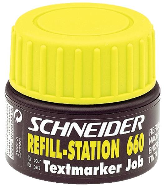 SCHNEIDER Tankstelle 660 gelb SN166005 Refill St