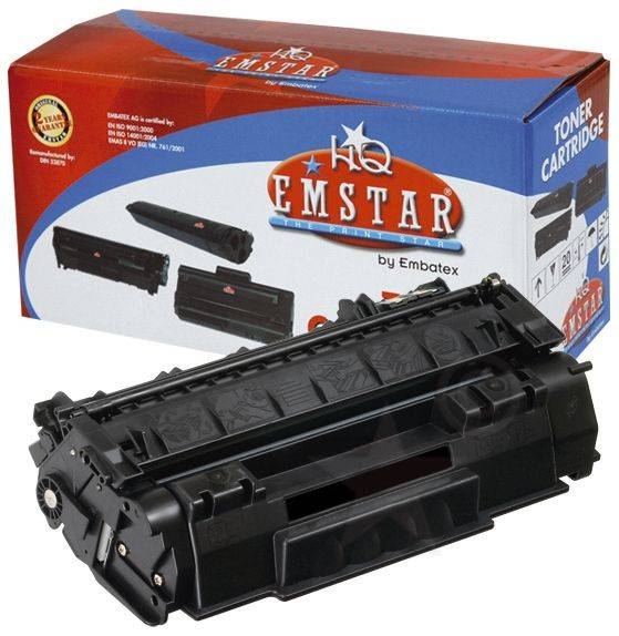 EMSTAR Lasertoner schwarz H581 Q7553A