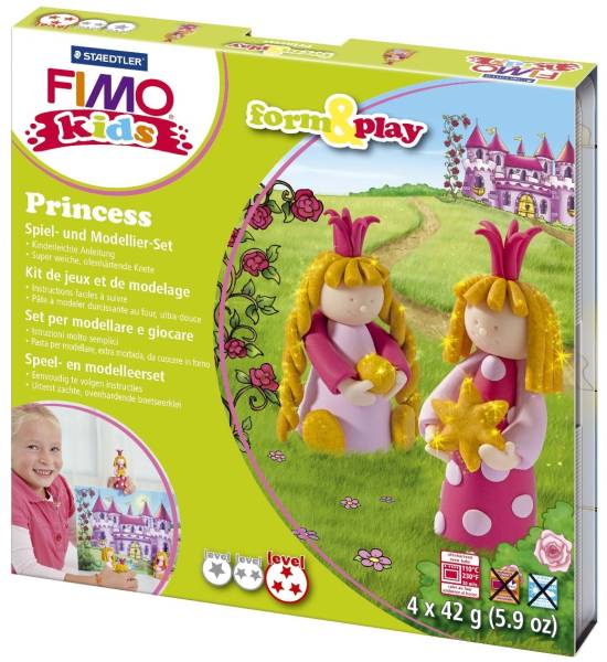 STAEDTLER Modellierset Fimo Kids Princes 803406LY Form&Play