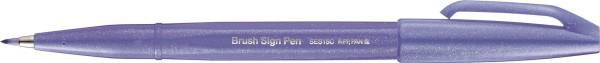 PENTEL Faserschreiber SignPen Brush blauviolett SES15C-V2X