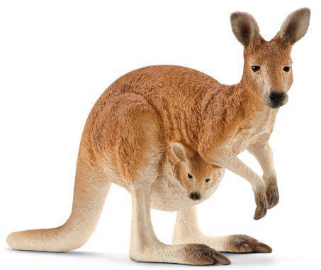 SCHLEICH Spielzeugfigur Känguru 14756