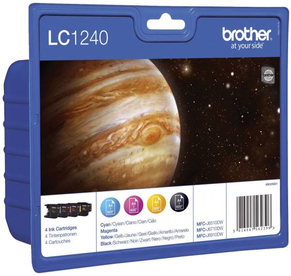 BROTHER Value Pack sw,c,m,y LC1240VALBPDR