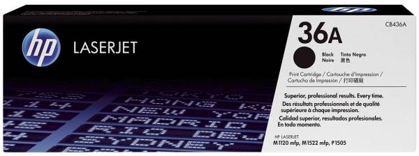 HP Lasertoner Nr. 36A schwarz CB436A